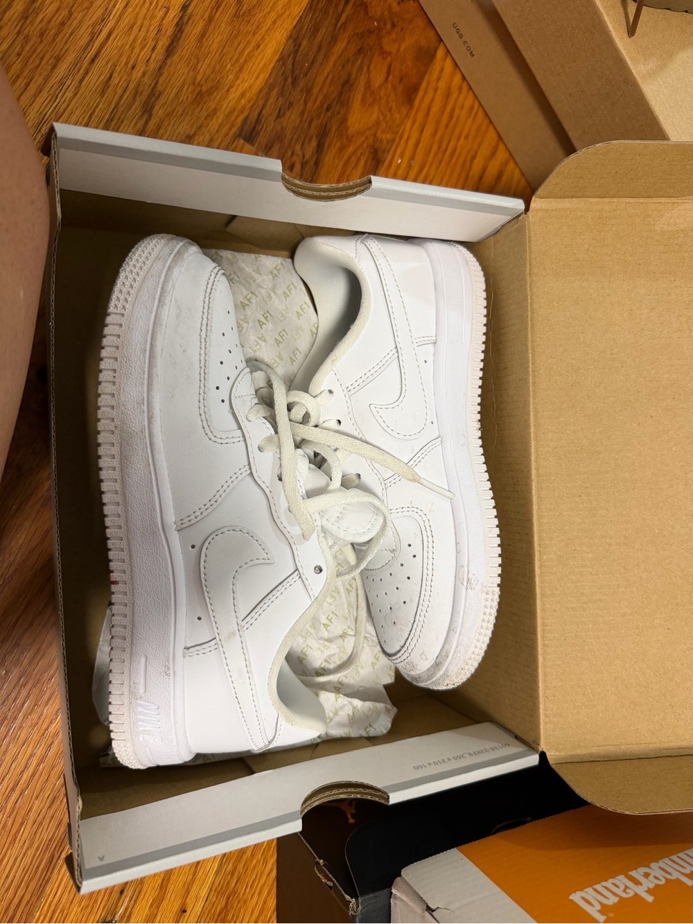 Nike Kids White Low-Top Sneakers